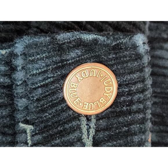 Judy Blue emerald corduroy patch pocket mini skirt sz med JB2813 - Picture 6 of 11